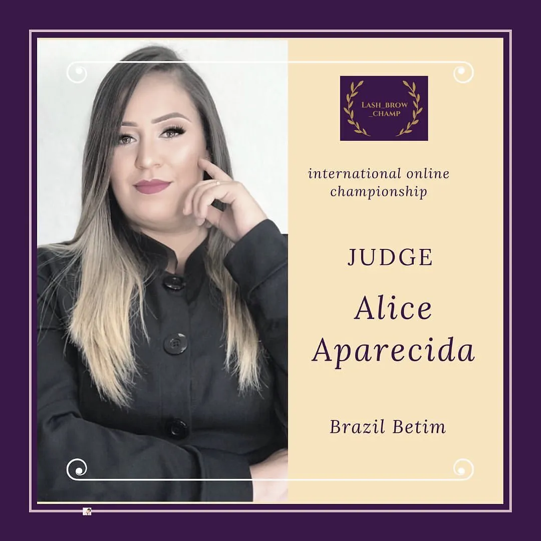 Alice Aparecida — WBC judge banner, season 1