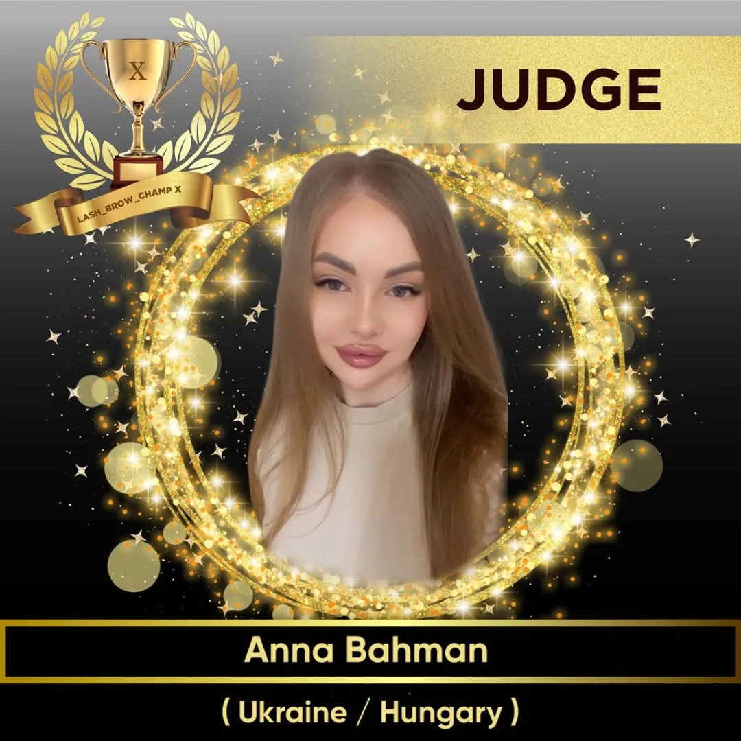 Anna Bahman — WBC judge banner, season 10