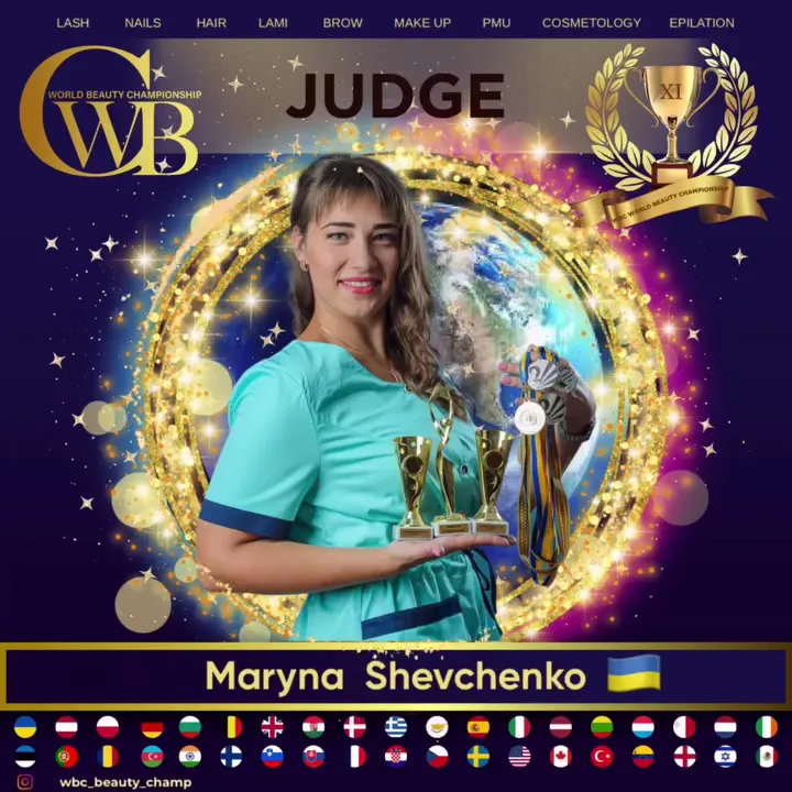 Maryna Shevchenko — WBC judge banner, season 11