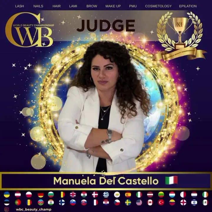 Manuela Del Castello — WBC judge banner, season 11