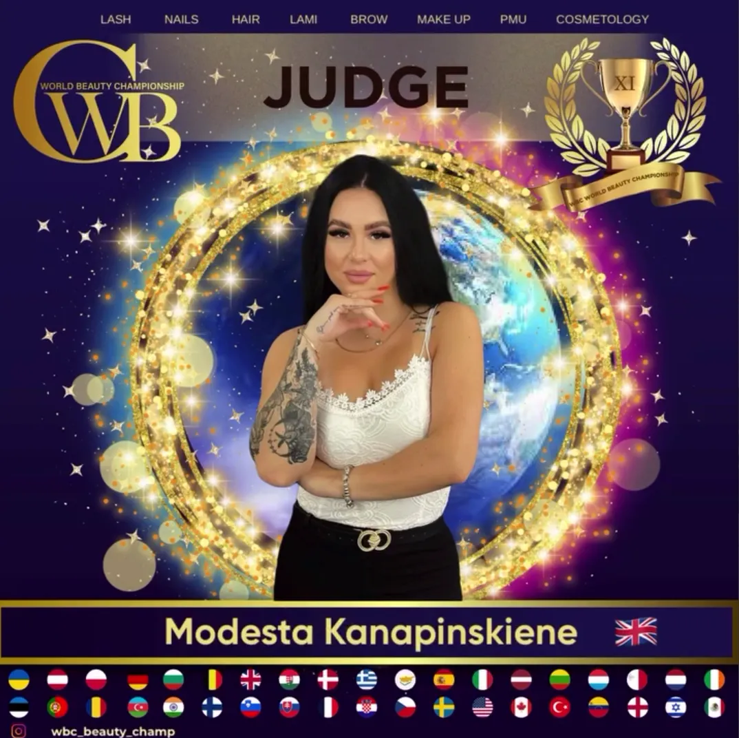 Modesta Kanapinskiene — WBC judge banner, season 11