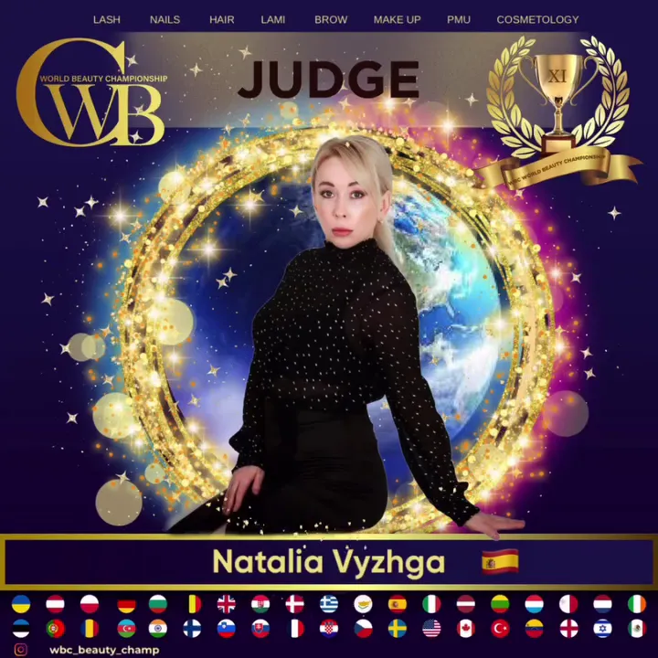 Natalia Vyzhha — WBC judge banner, season 11