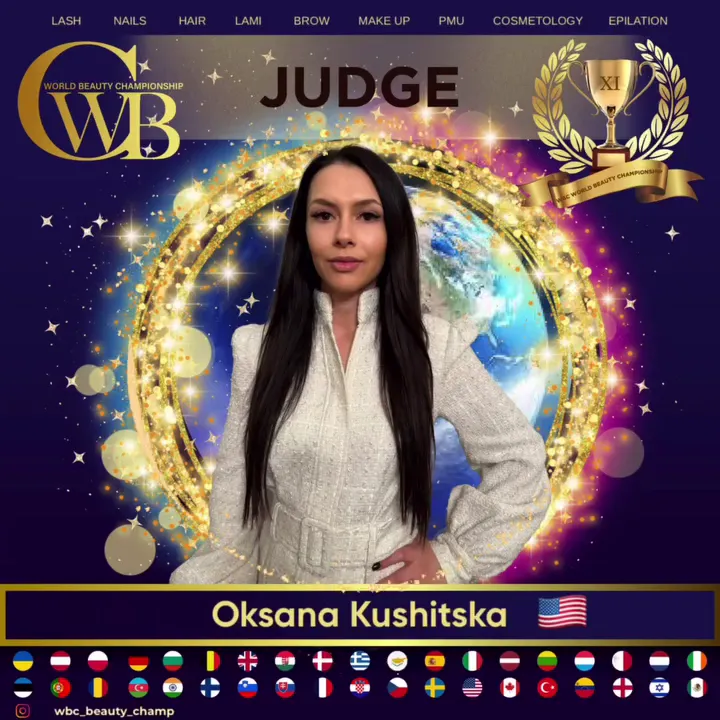 Oksana Kushitska — WBC judge banner, season 11