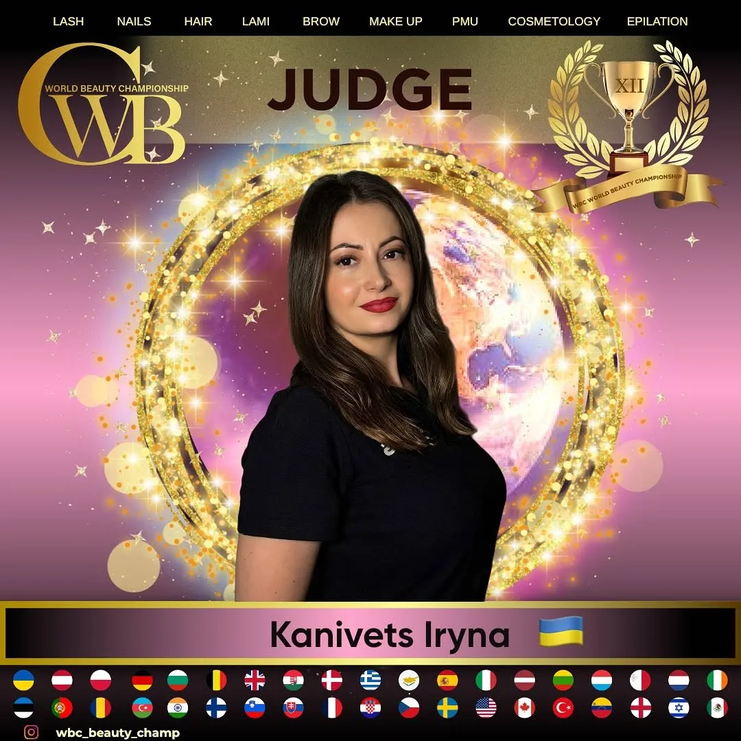 Kanivets Iryna — WBC judge banner, season 12