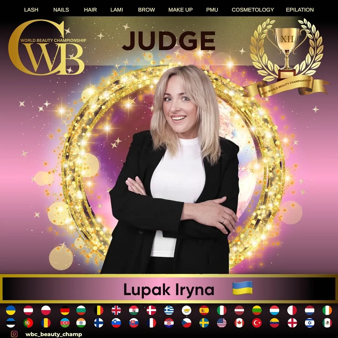 Lupak Iryna — WBC judge banner, season 12