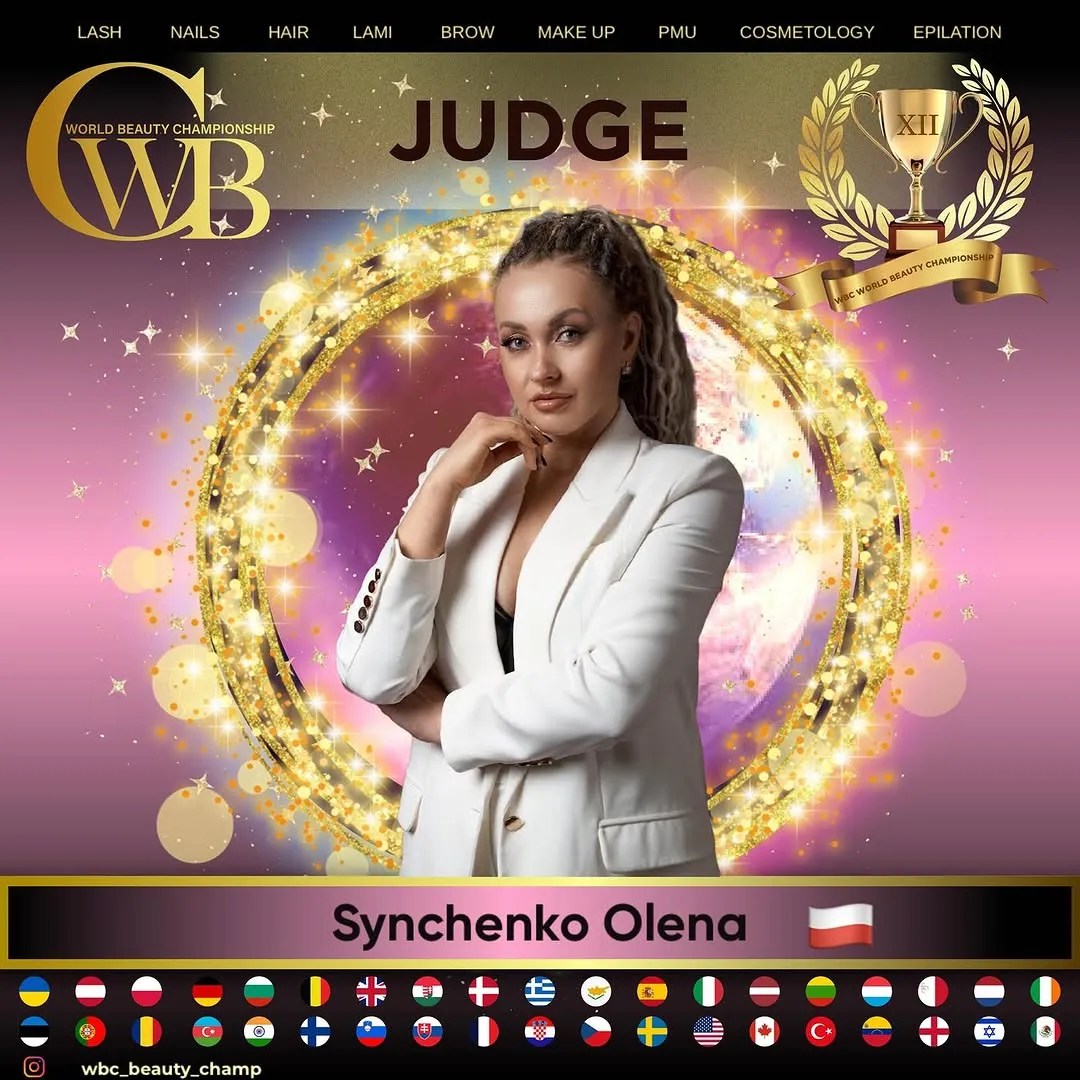 Synchenko Olena — WBC judge banner, season 12