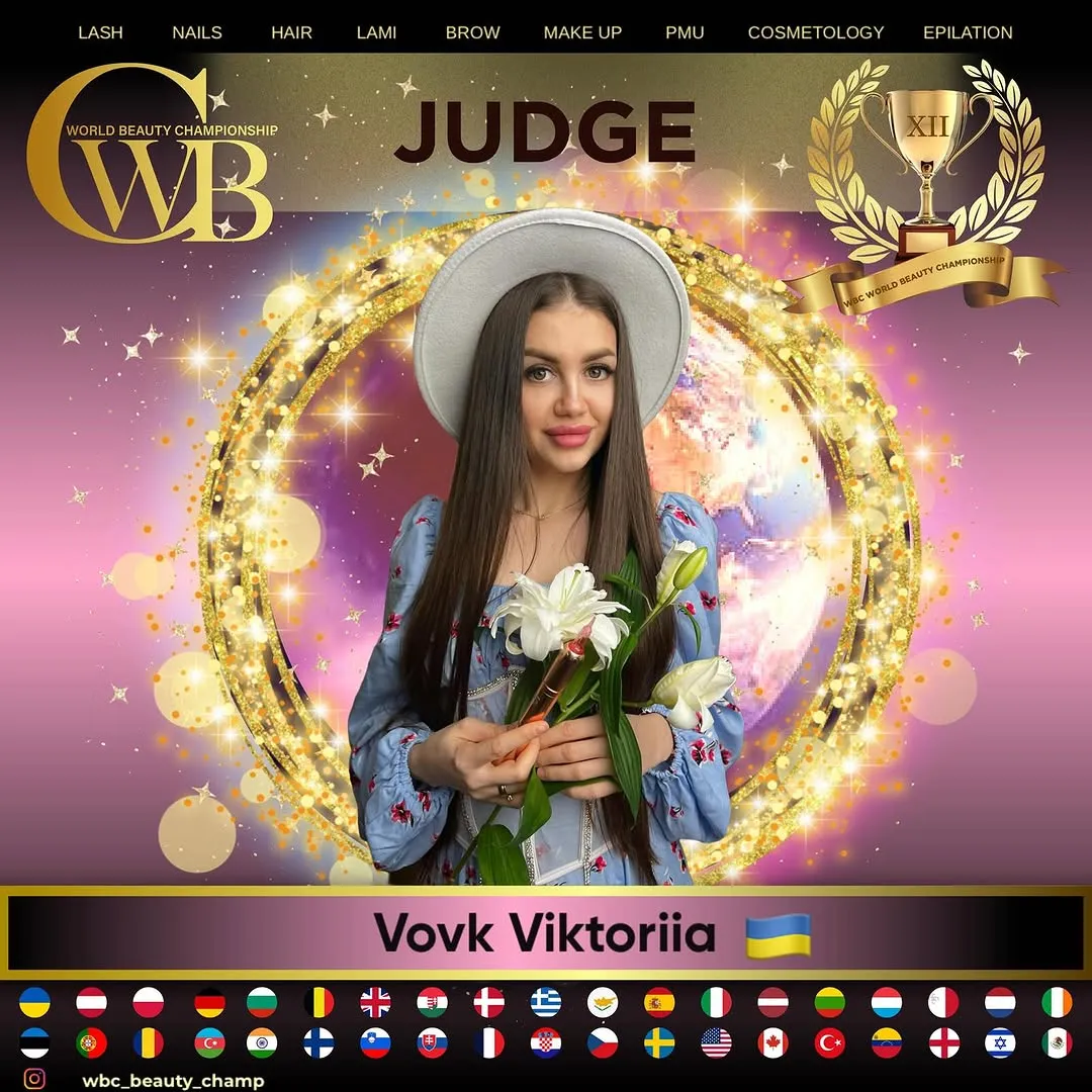 Vovk Viktoriia — WBC judge banner, season 12