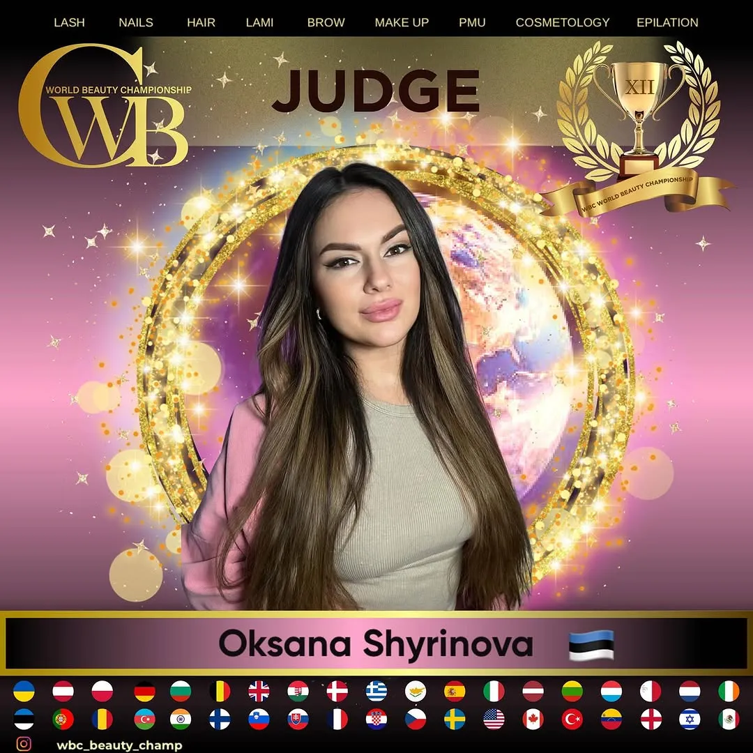 Oksana Shyrinova — WBC judge banner, season 12