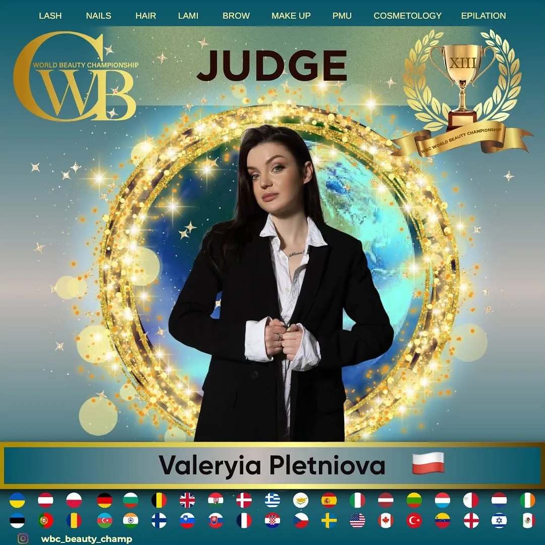 Valeryia Pletniova — WBC judge banner, season 13