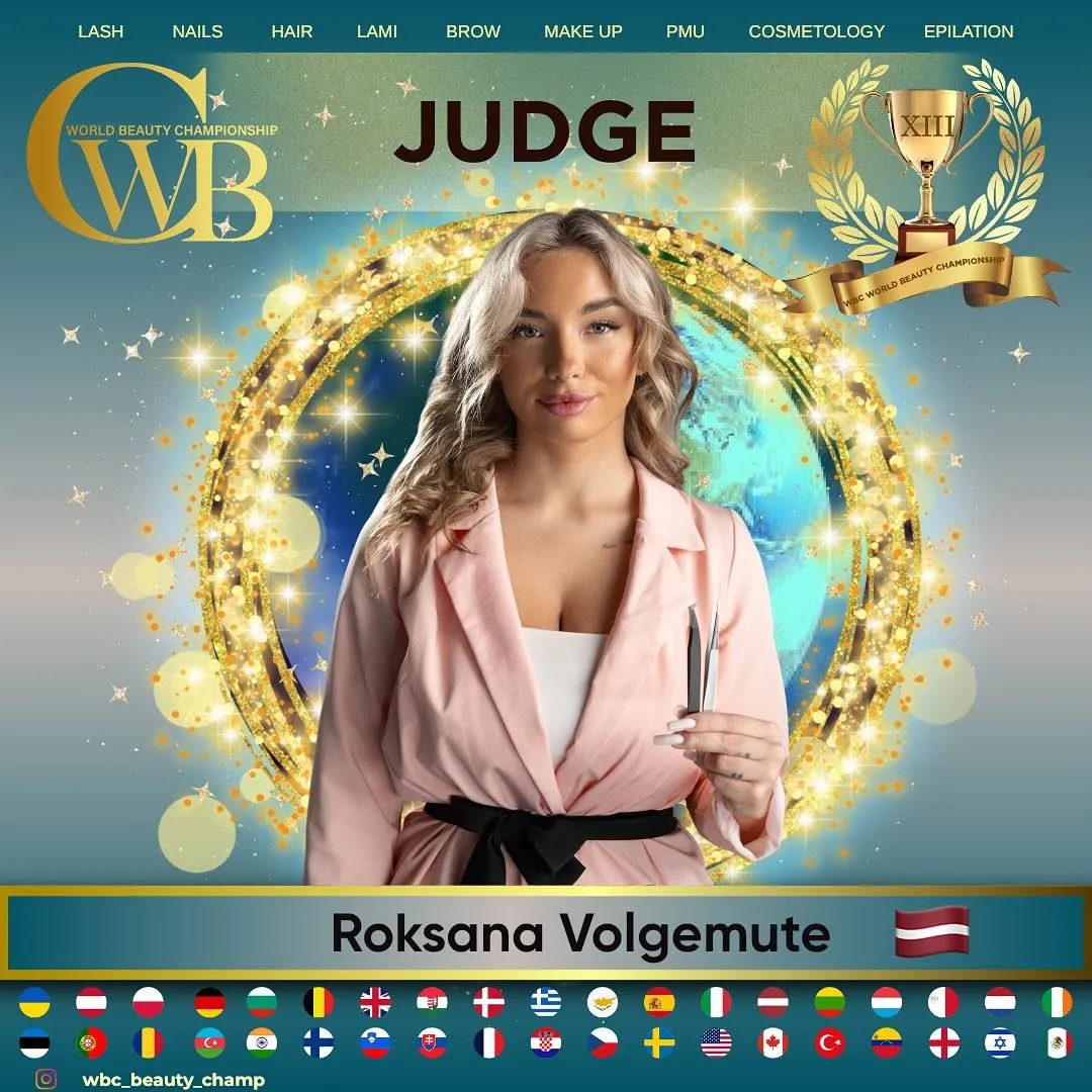 Roksana Volgemute — WBC judge banner, season 13