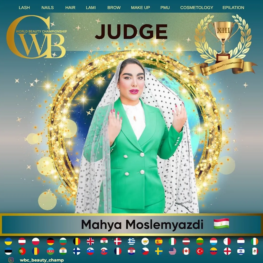 Mahya Moslemyazdi — WBC judge banner, season 13