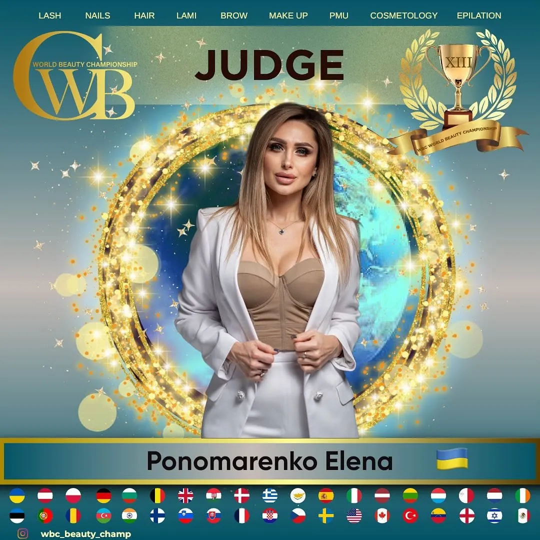 Ponomarenko Olena — WBC judge banner, season 13