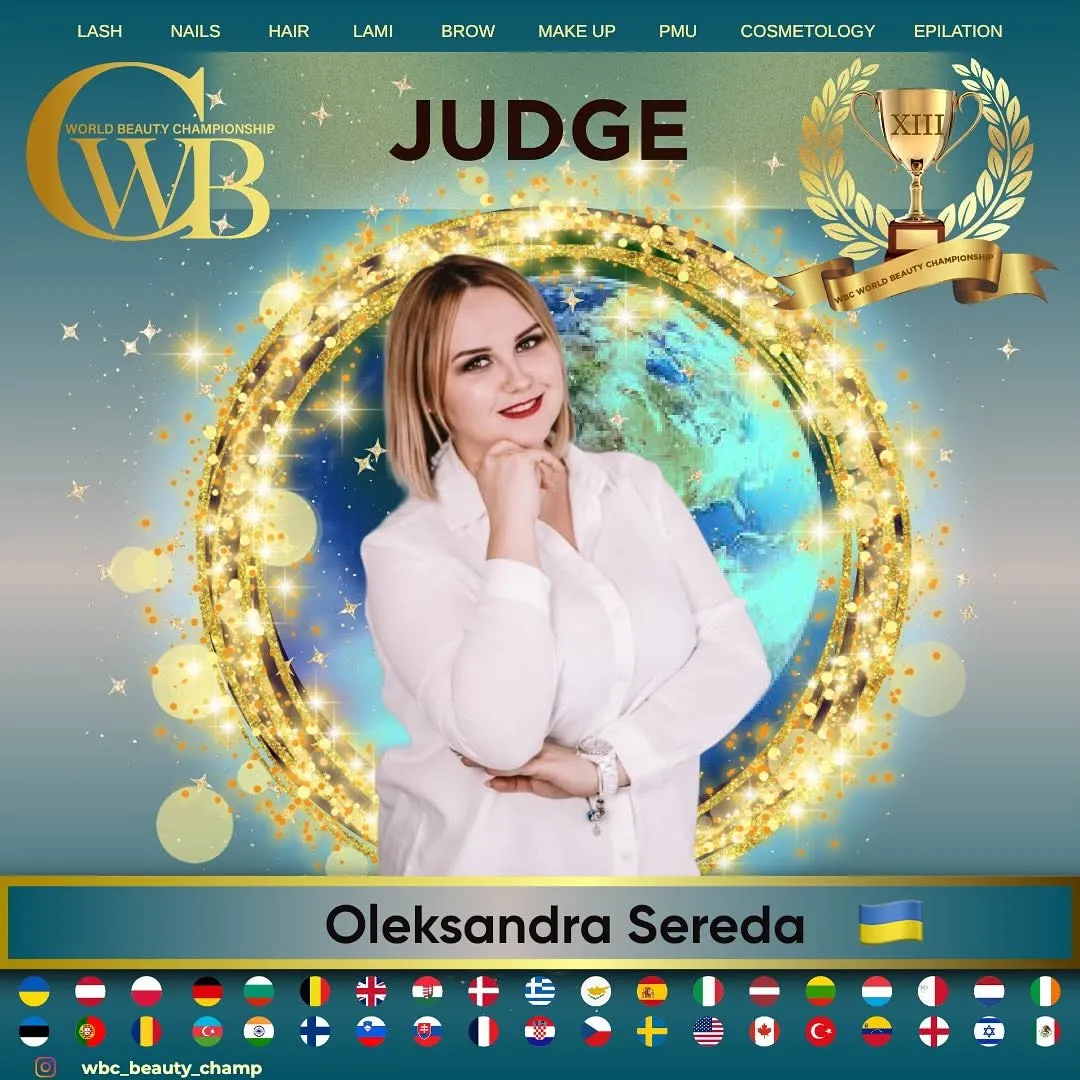 Oleksandra Sereda — WBC judge banner, season 13