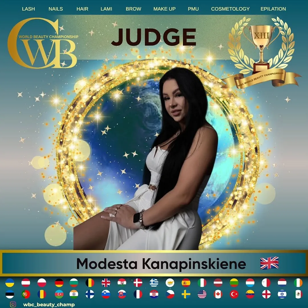 Modesta Kanapinskiene — WBC judge banner, season 13