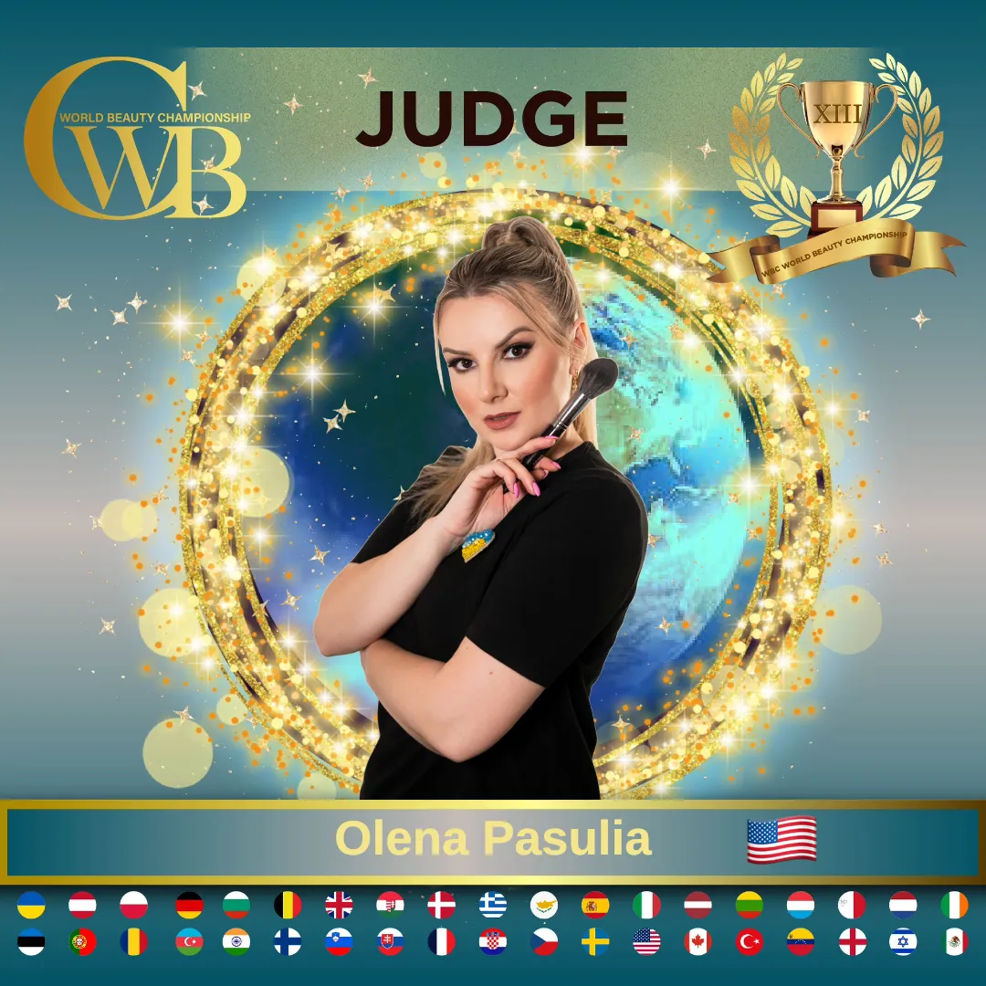 Olena Pasulia — WBC judge banner, season 13