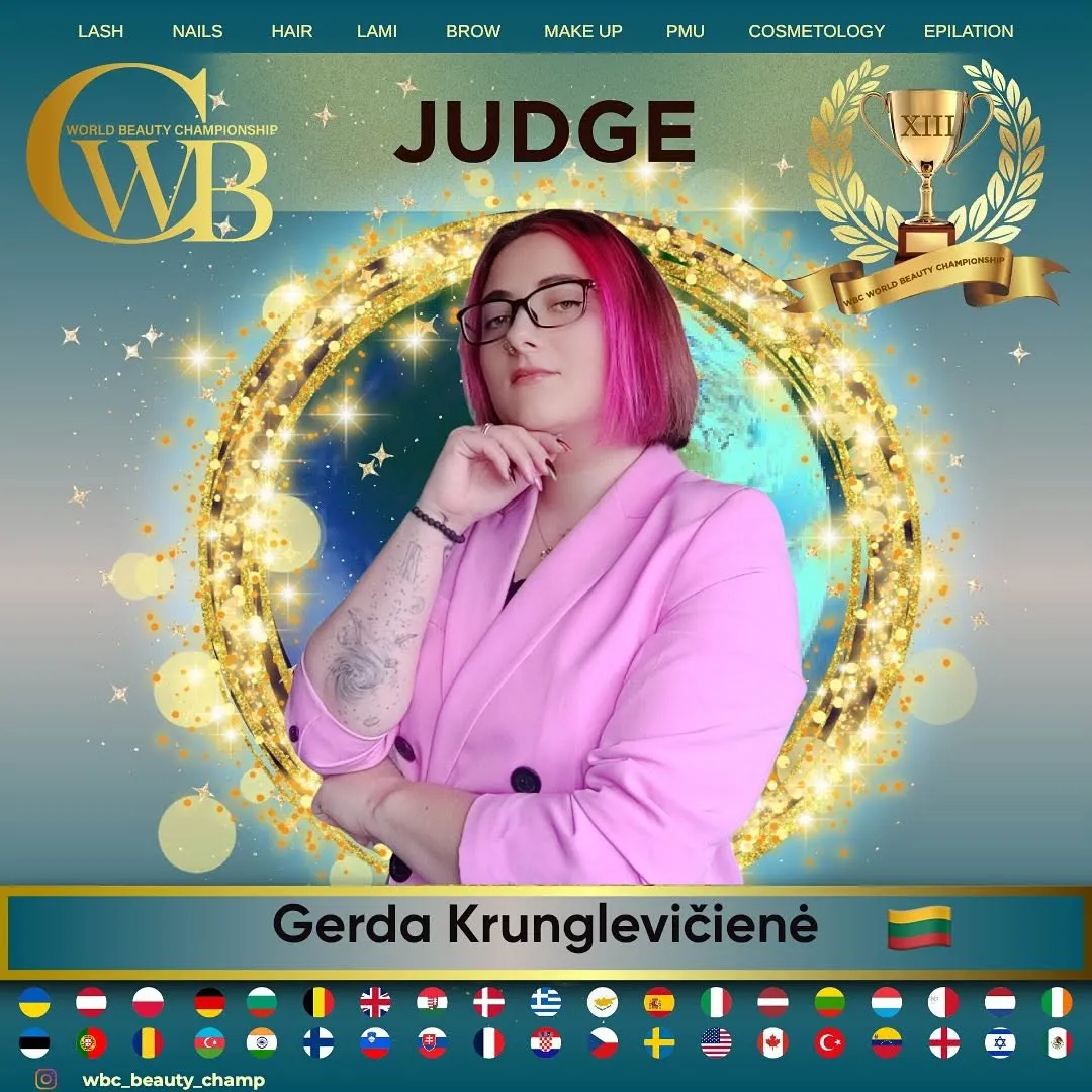 Gerda Krunglevičienė — WBC judge banner, season 13