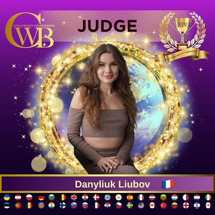 Danyliuk Liubov — WBC judge banner, season 14