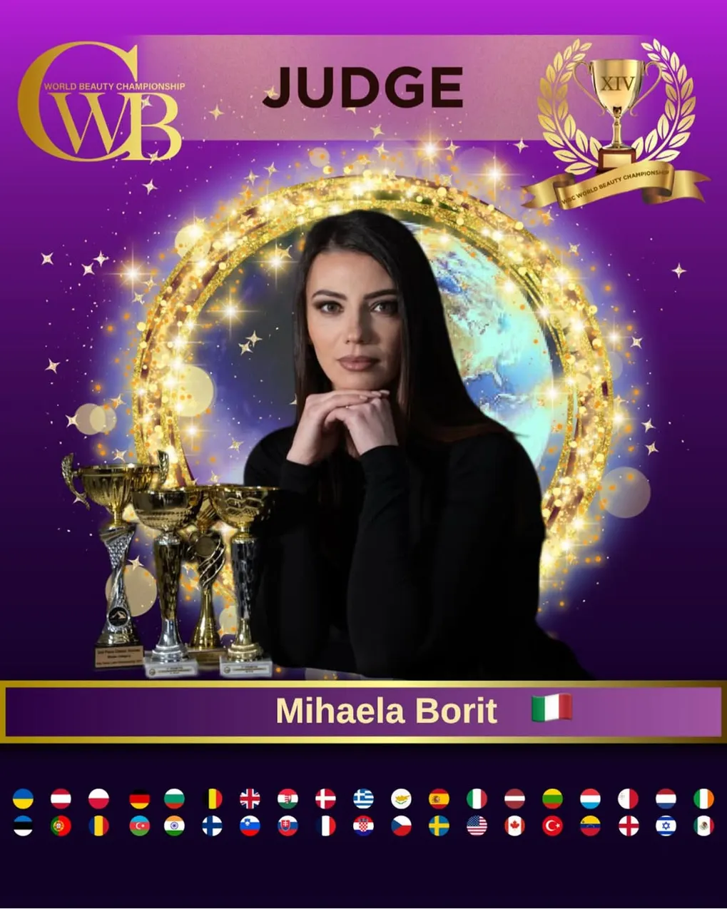 Mihaela Borit — WBC judge banner, season 14