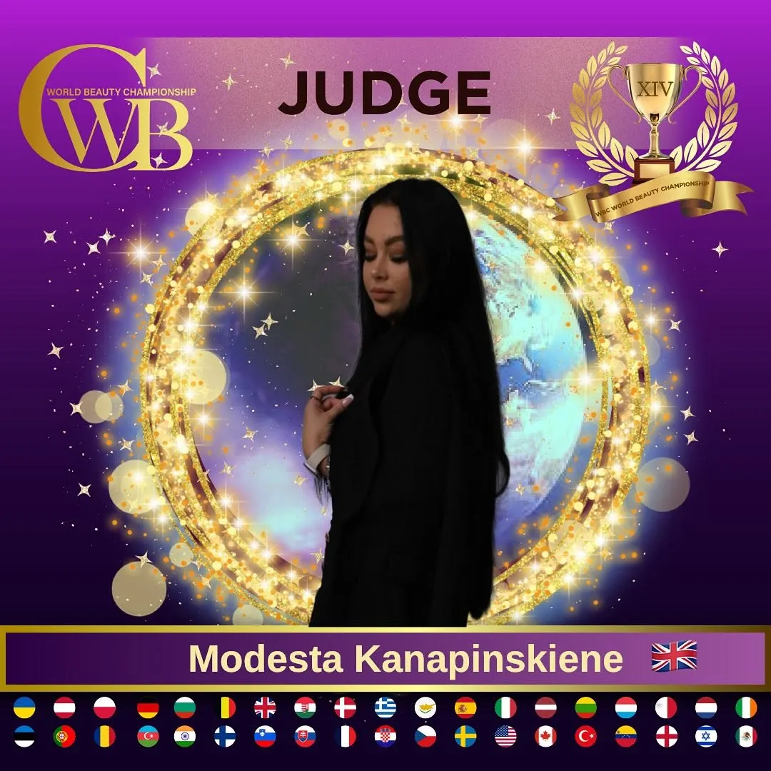 Modesta Kanapinskiene — WBC judge banner, season 14