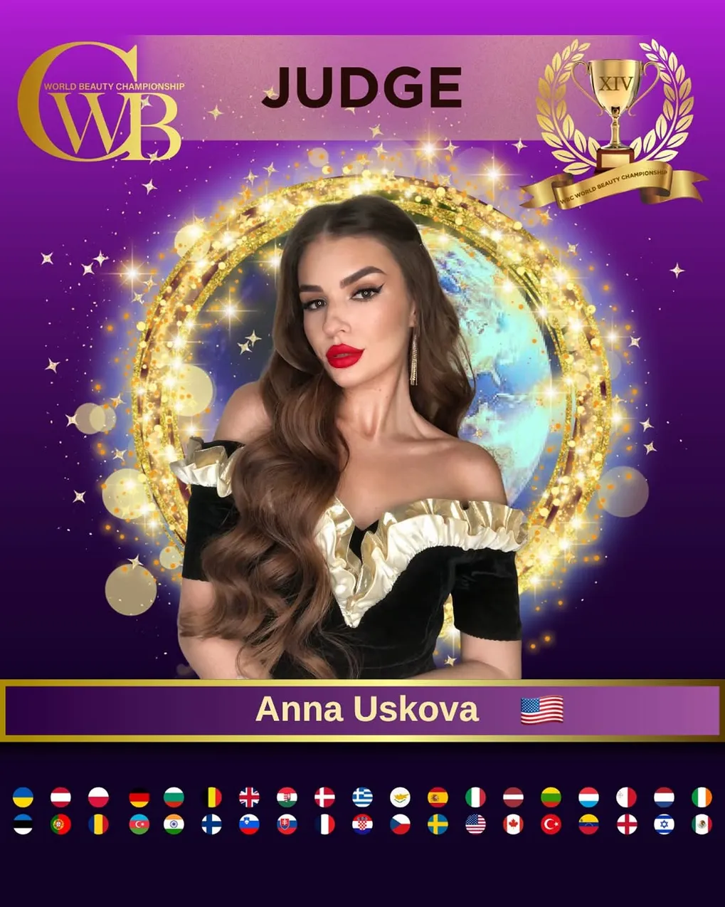 Anna Uskova — WBC judge banner, season 14