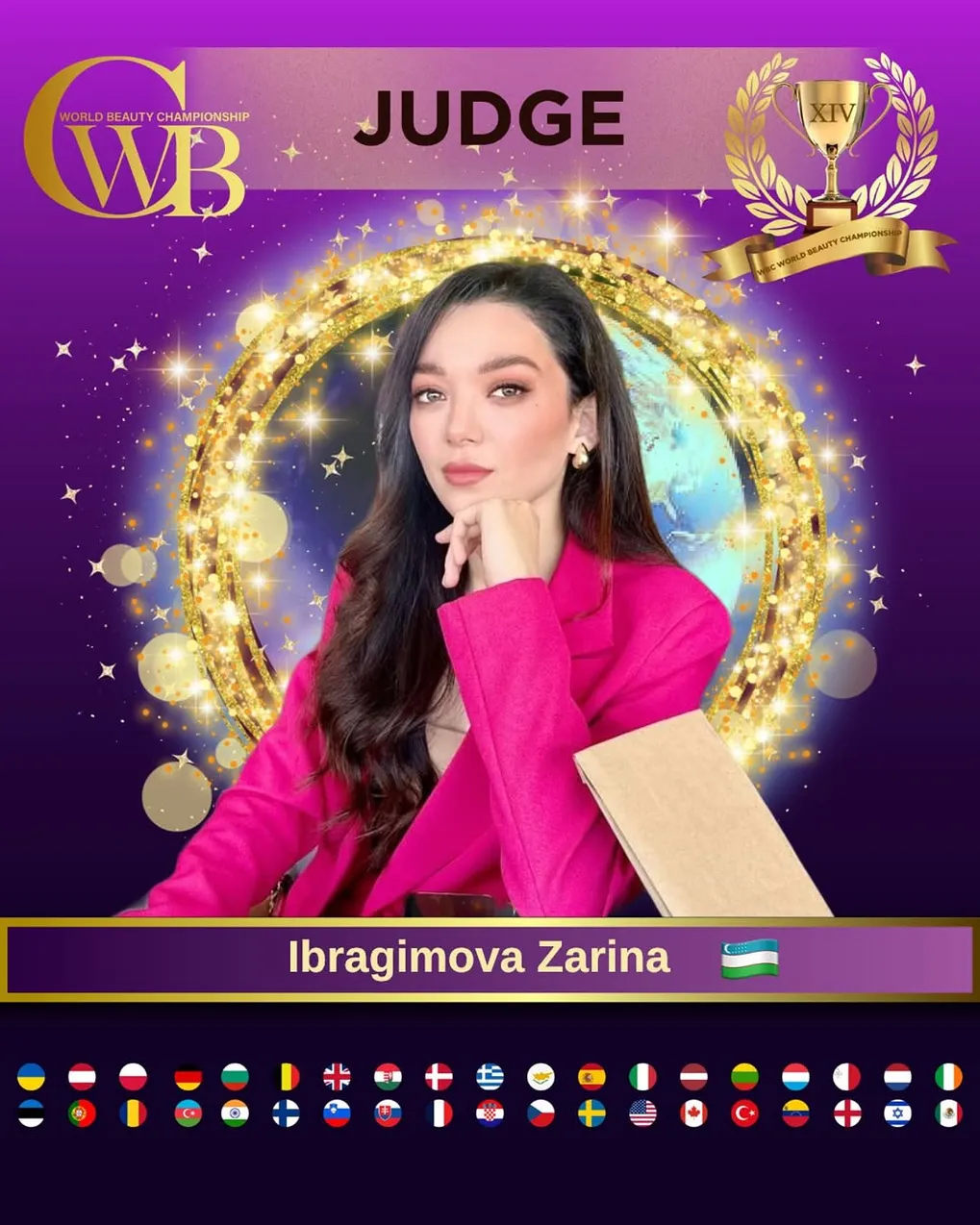 Ibragimova Zarina — WBC judge banner, season 14