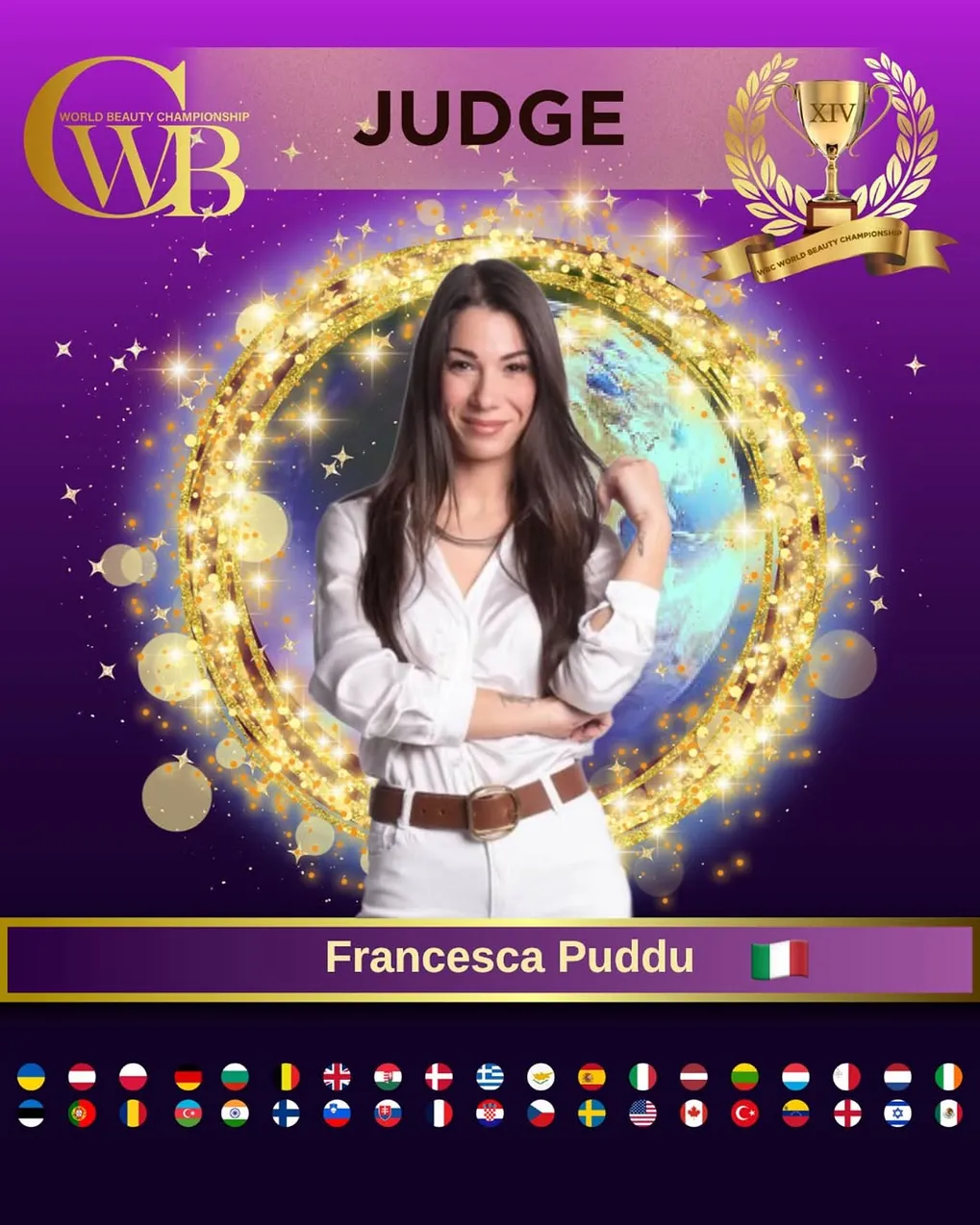 Francesca Puddu — WBC judge banner, season 14