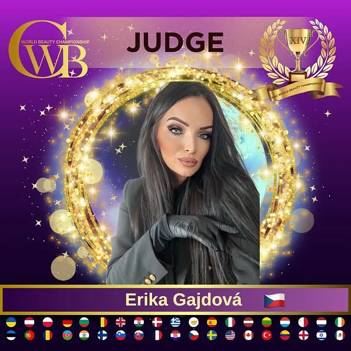 Erika Gajdová — WBC judge banner, season 14