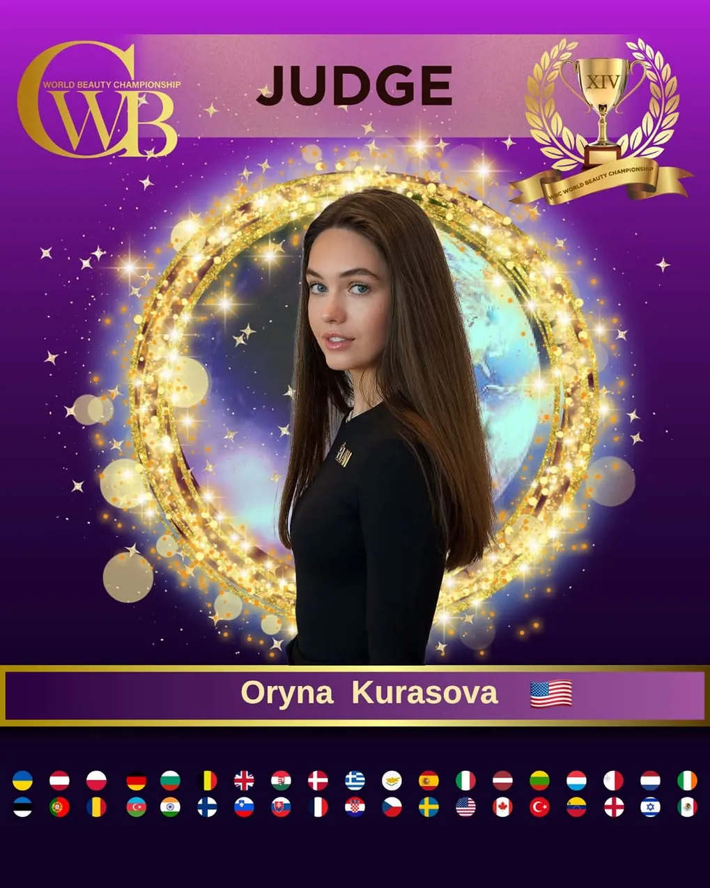 Oryna Kurasova — WBC judge banner, season 14