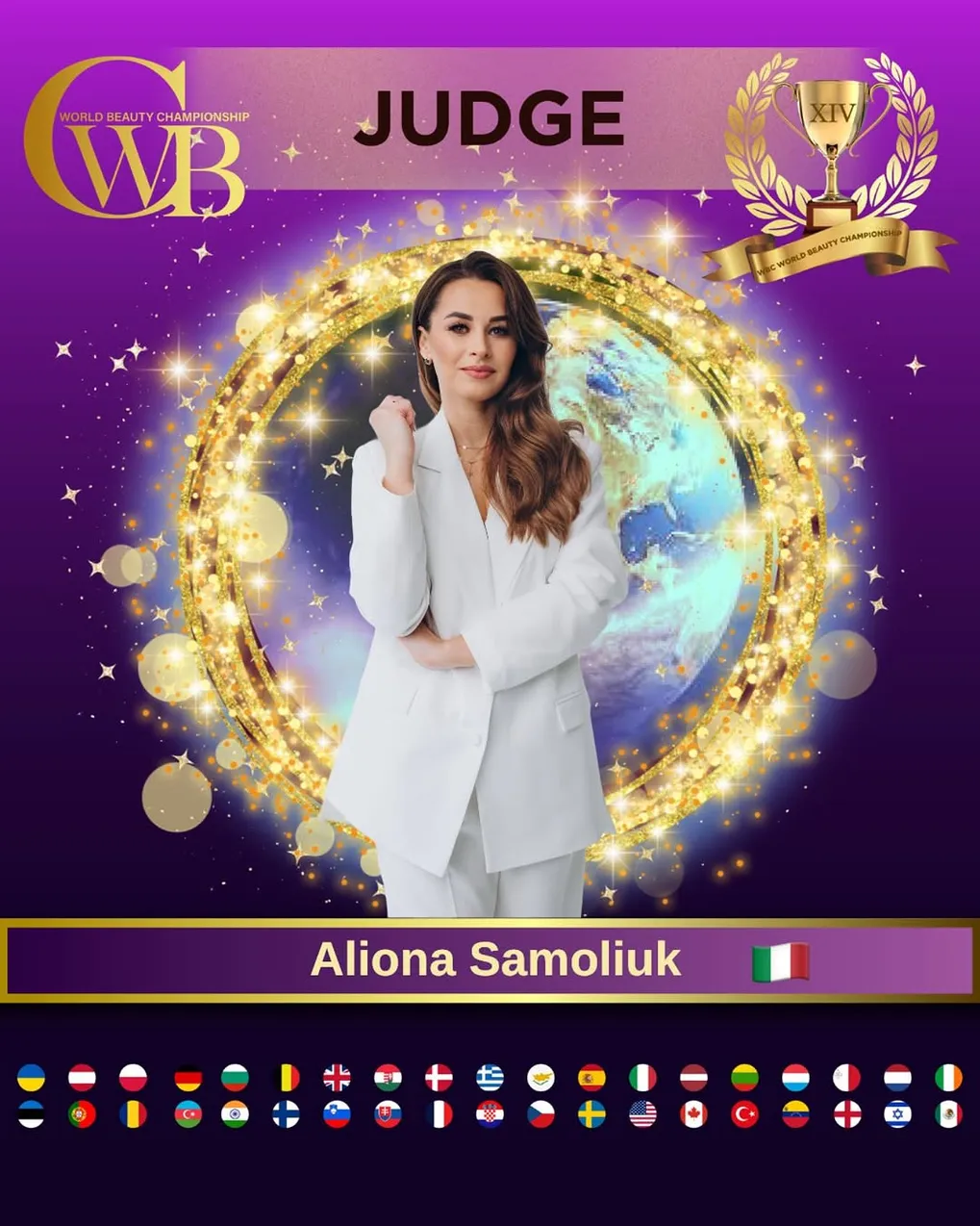 Aliona Samoliuk — WBC judge banner, season 14