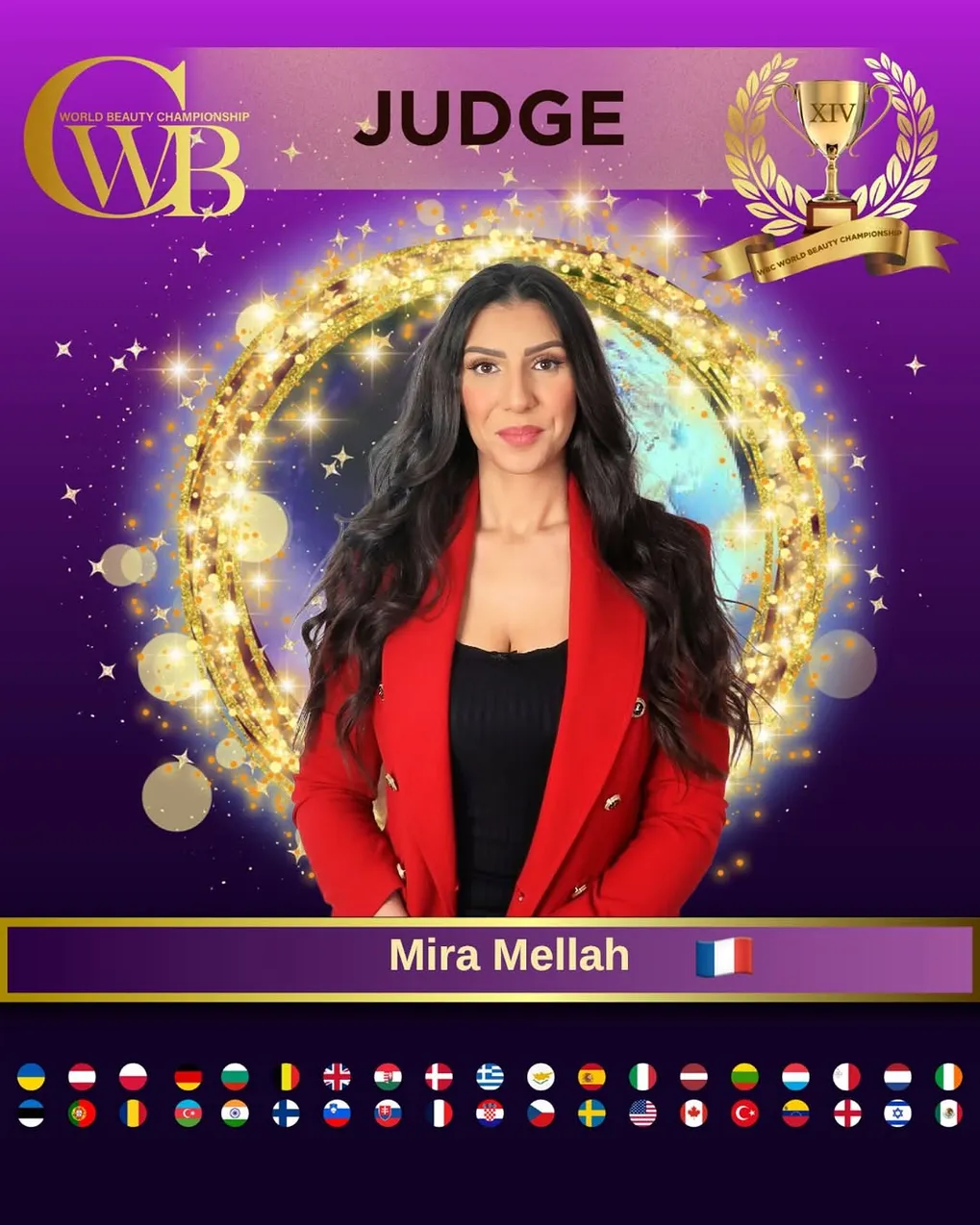 Mira Mellah — WBC judge banner, season 14