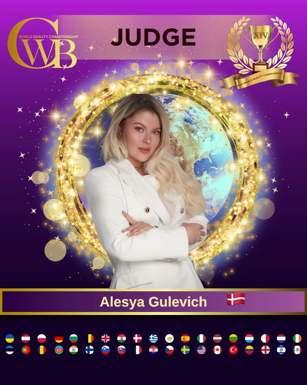 Alesya Gulevich — WBC judge banner, season 14