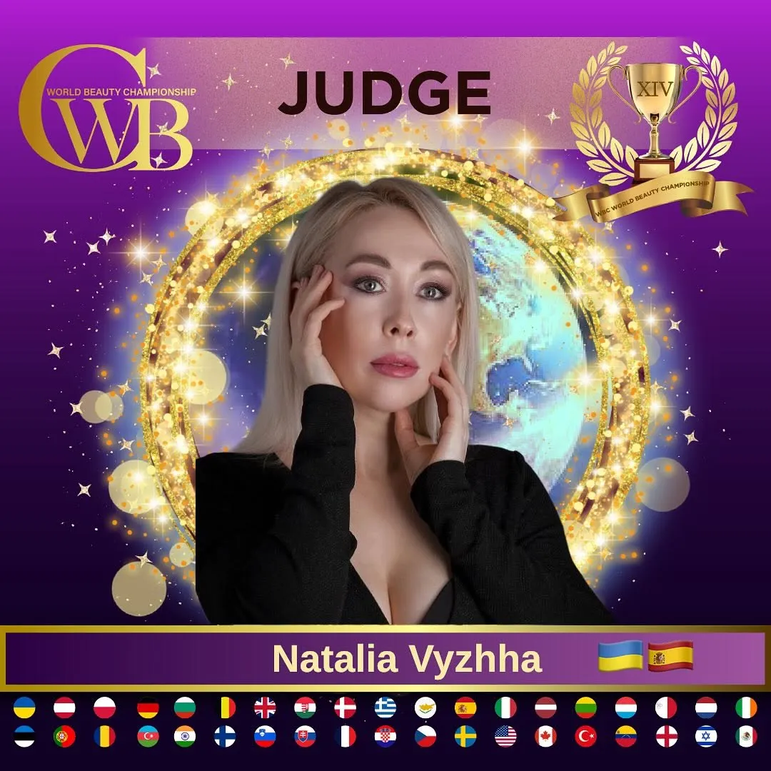 Natalia Vyzhha — WBC judge banner, season 14