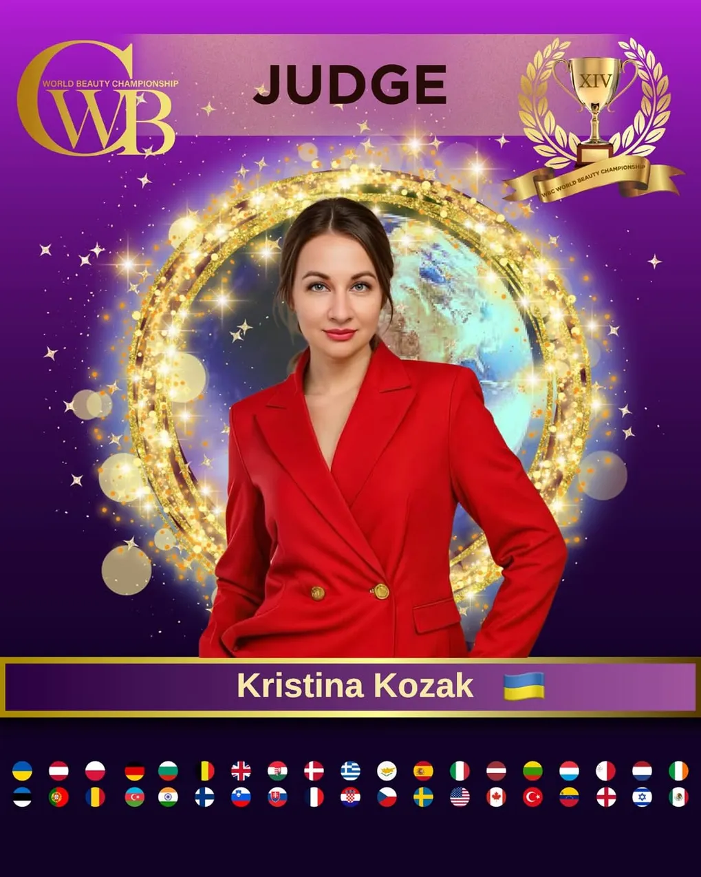 Kristina Kozak — WBC judge banner, season 14