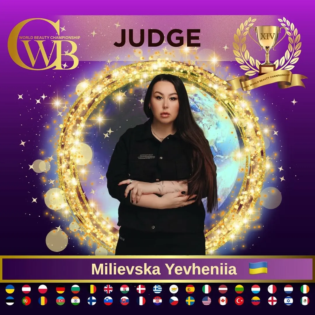 Milievska Yevheniia — WBC judge banner, season 14