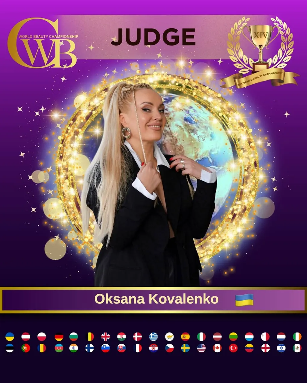 Oksana Kovalenko — WBC judge banner, season 14