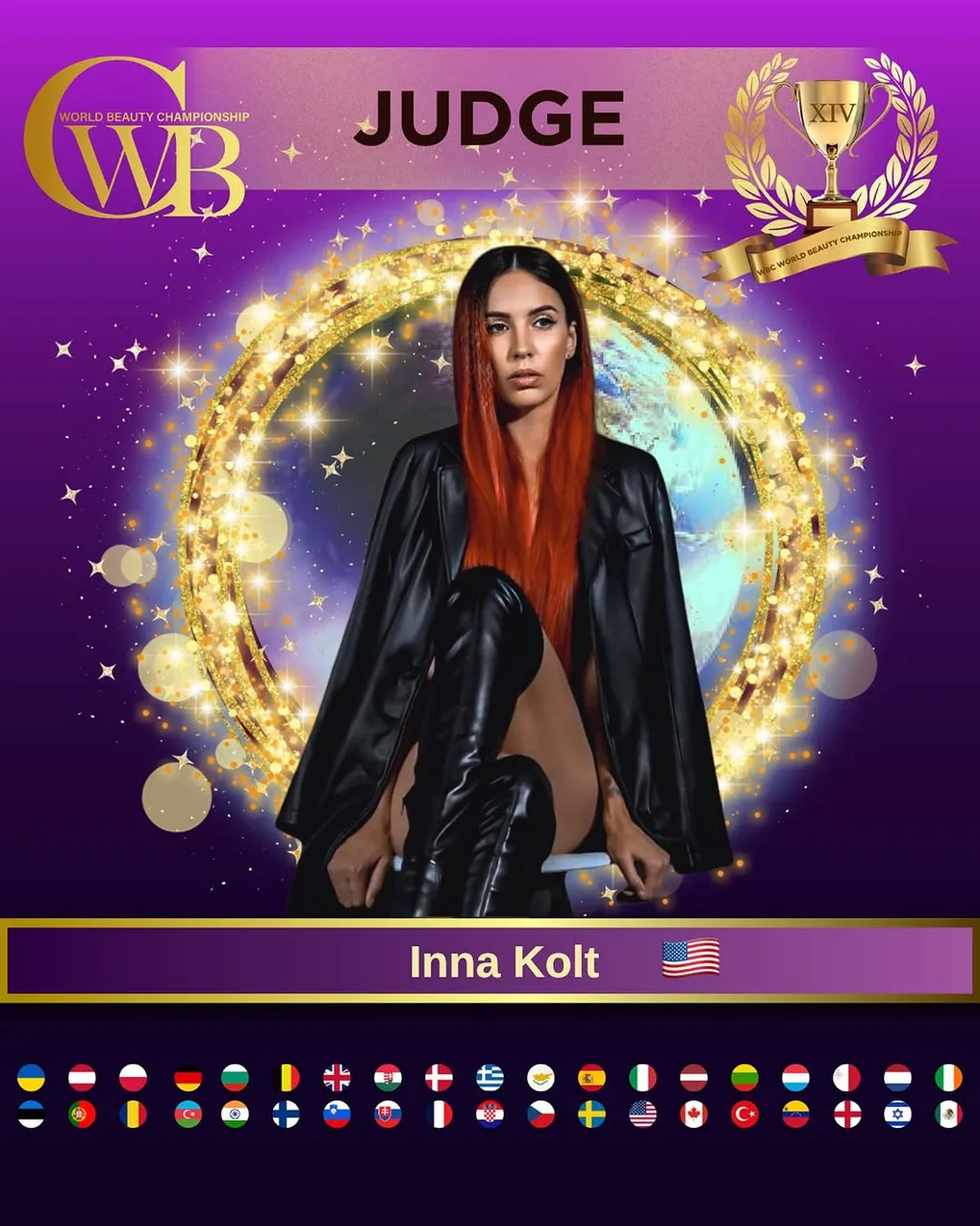Inna Kolt — WBC judge banner, season 14