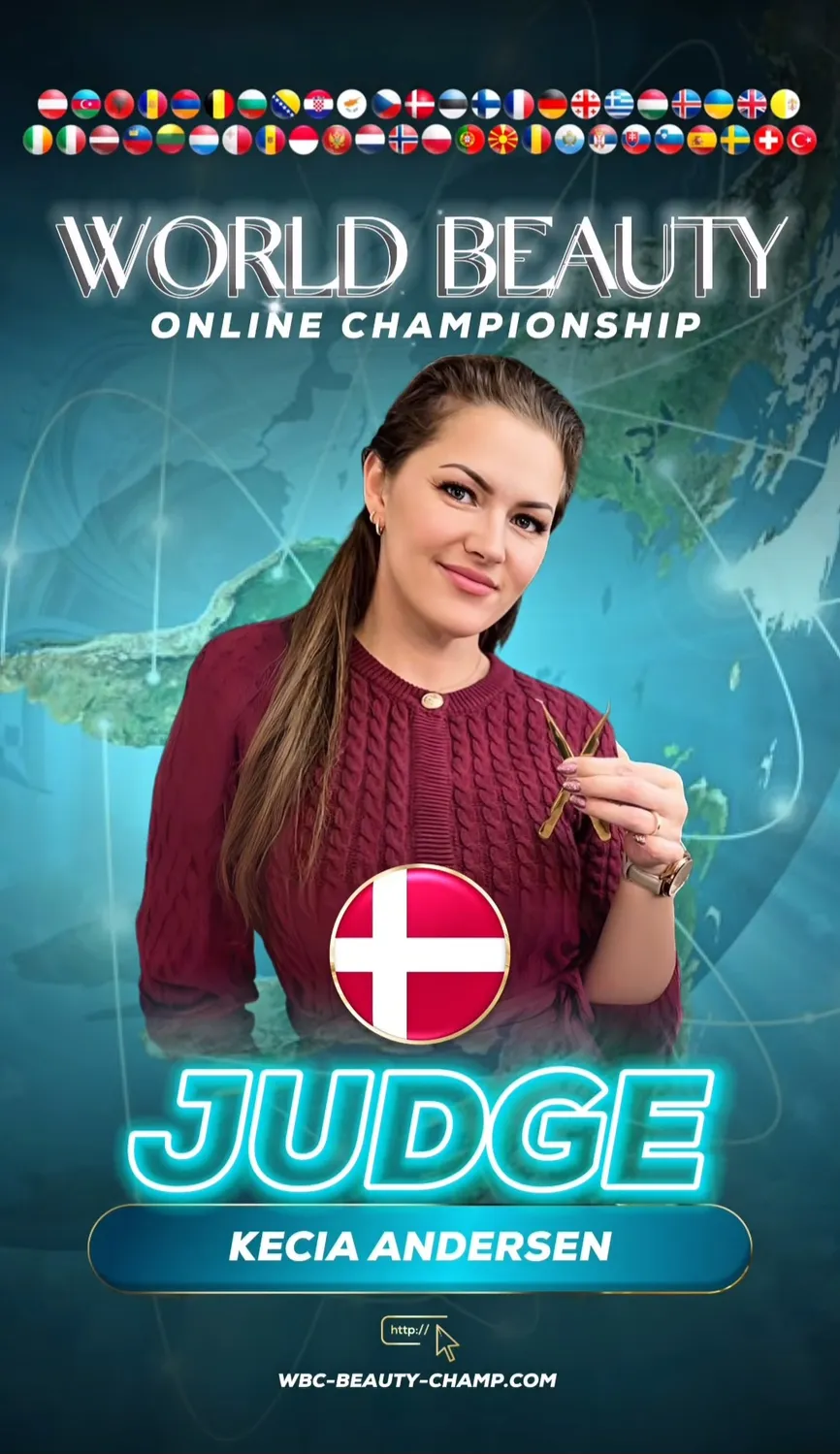 Kecia Andersen — WBC judge banner, season 15