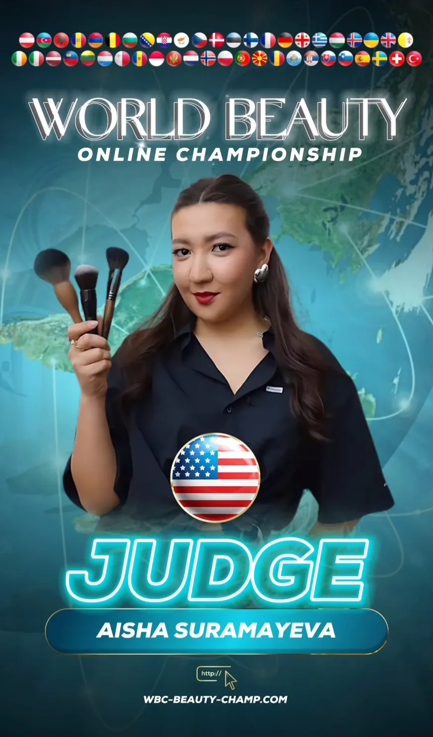 Aisha Suramayeva — WBC judge banner, season 15