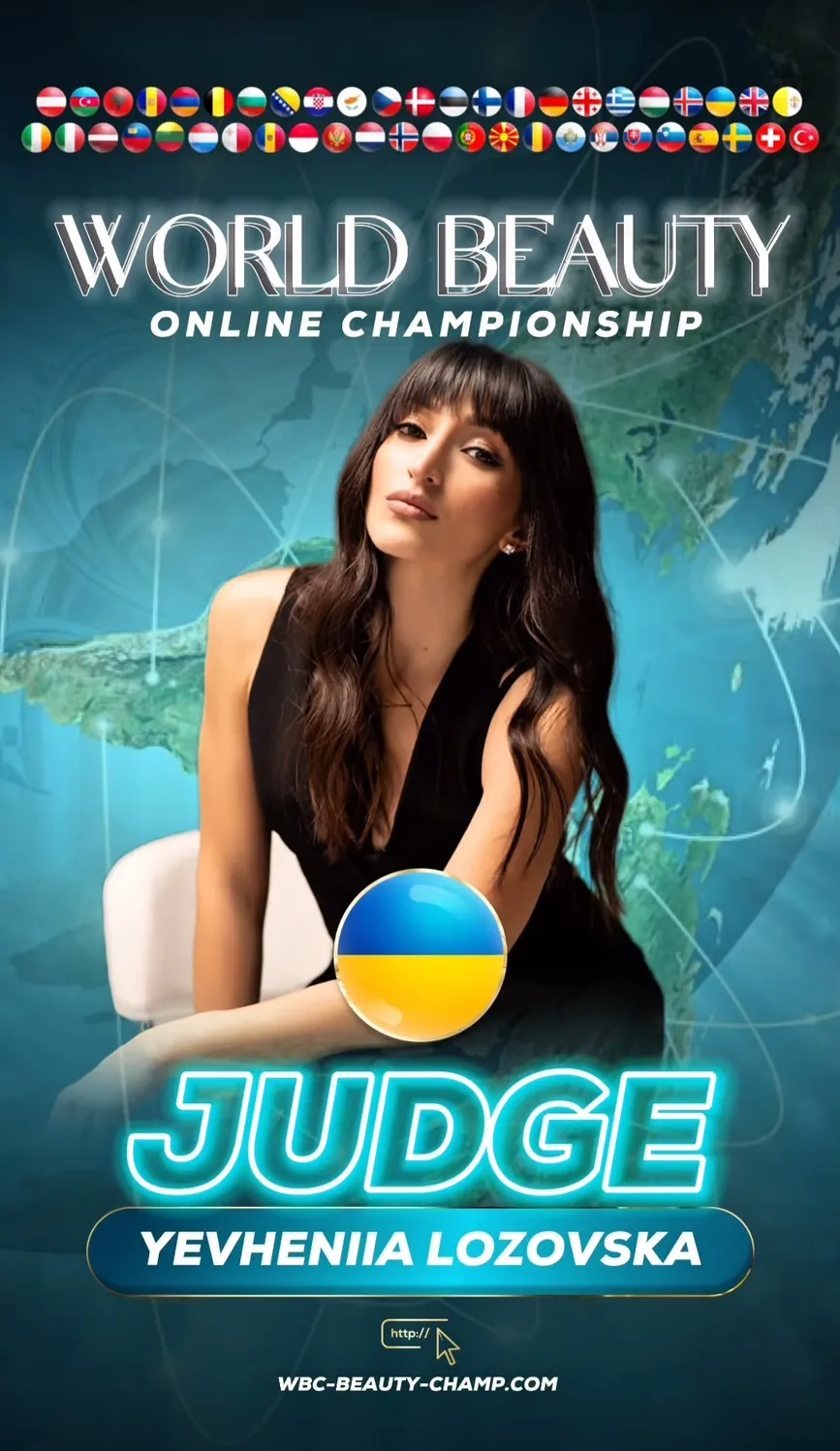 Yevheniia Lozovska — WBC judge banner, season 15
