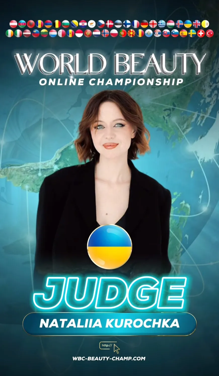 Nataliia Kurochka — WBC judge banner, season 15