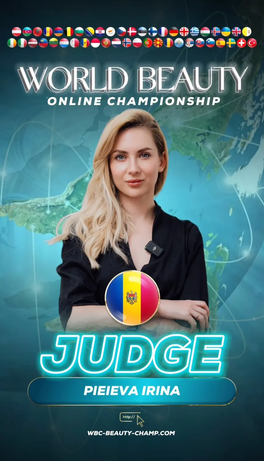 Pieieva Irina — WBC judge banner, season 15