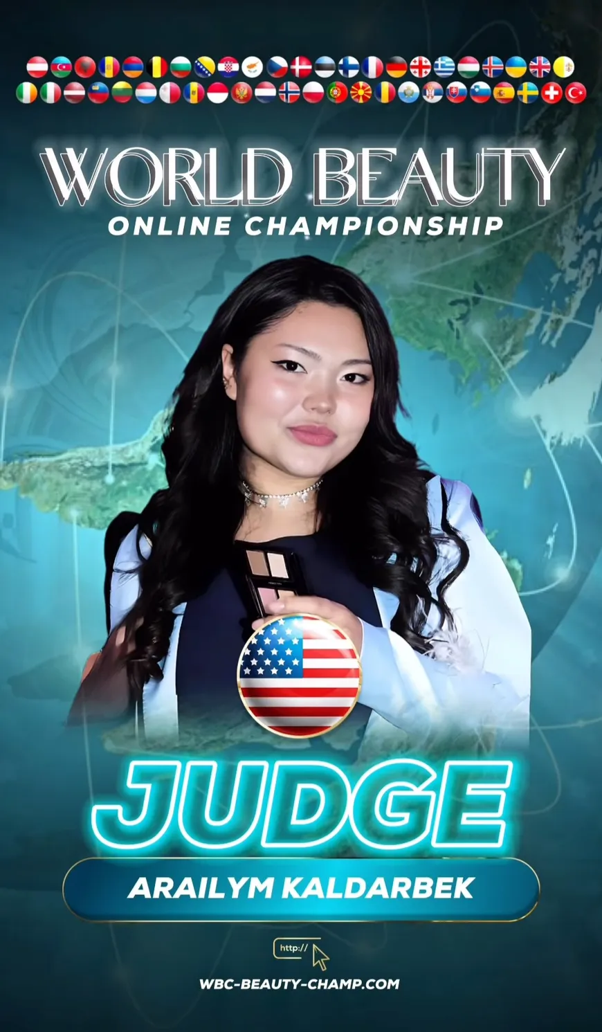 Arailym Kaldarbek — WBC judge banner, season 15