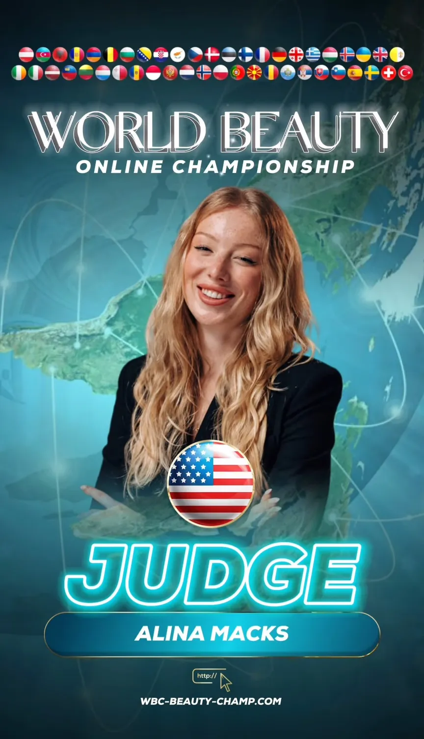 Alina Macks — WBC judge banner, season 15