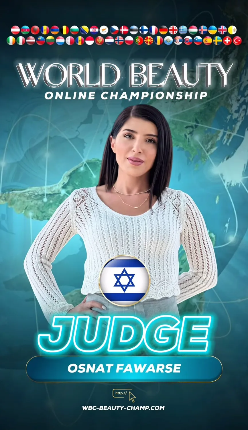 Osnat Fawarse — WBC judge banner, season 15