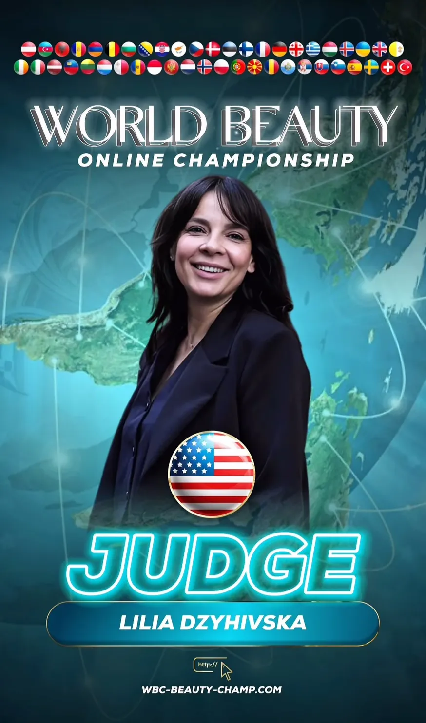 Lilia Dzyhivska — WBC judge banner, season 15