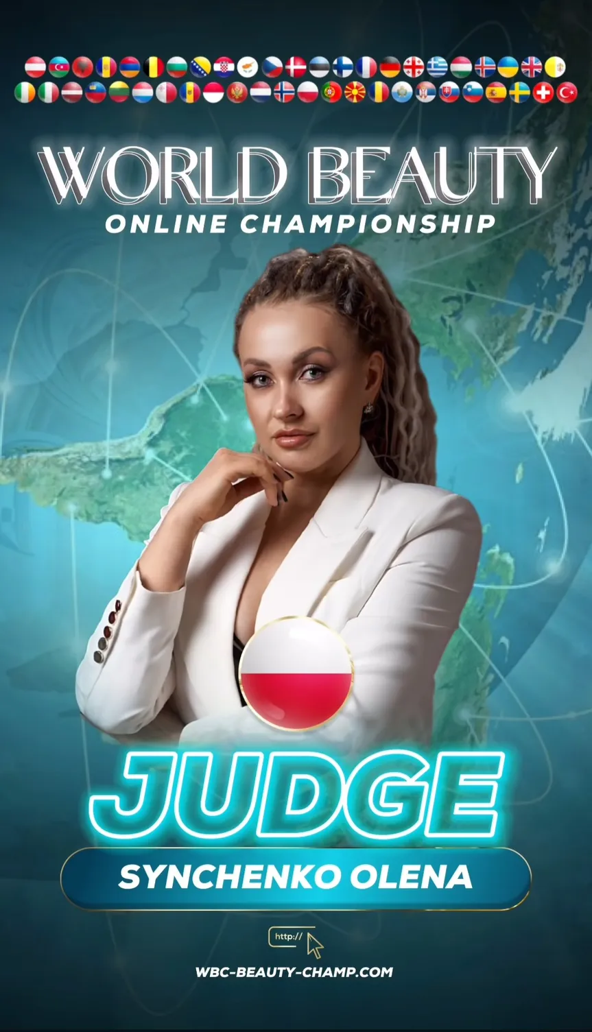 Synchenko Olena — WBC judge banner, season 15