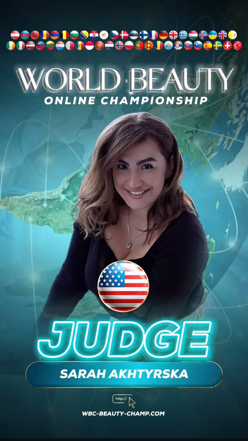 Sarah Akhtyrska — WBC judge banner, season 15