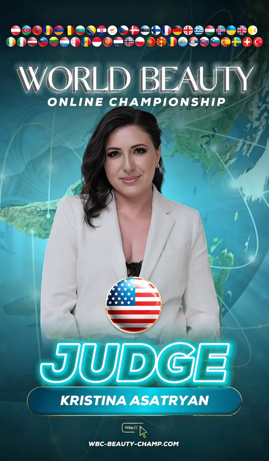 Kristina Asatryan — WBC judge banner, season 15