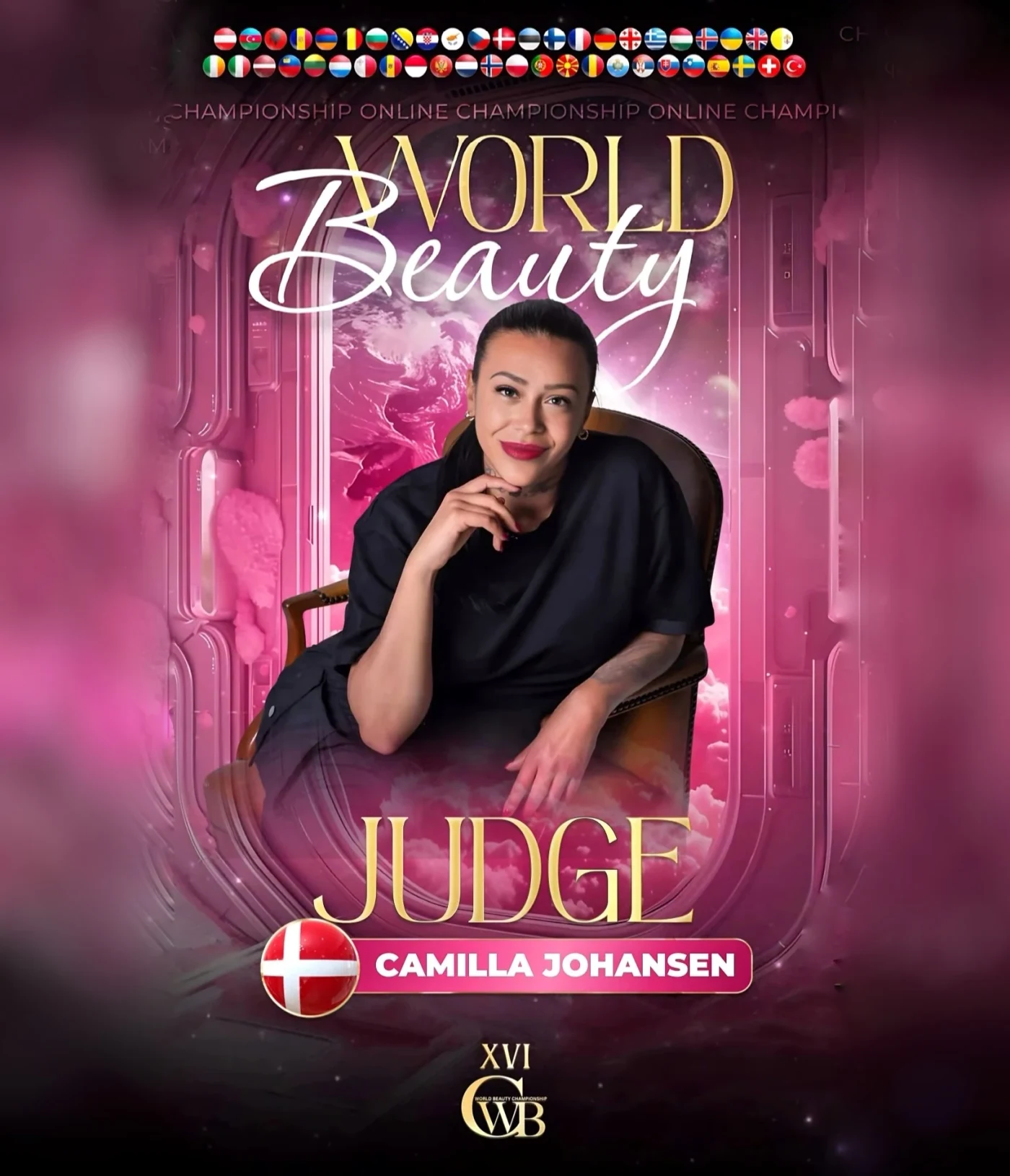 Camilla Johansen — WBC judge banner, season 16