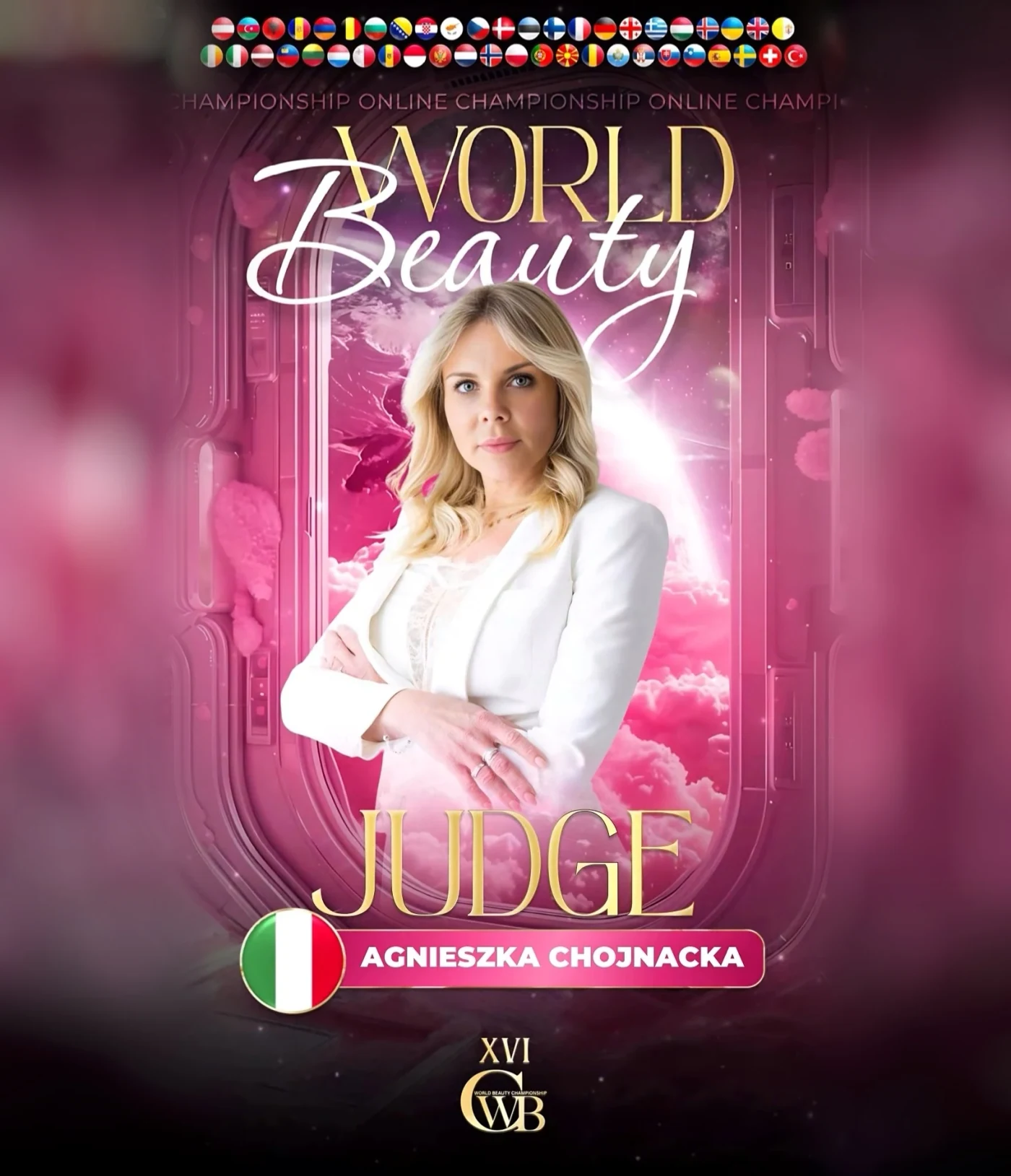 Agnieszka Chojnacka — WBC judge banner, season 16
